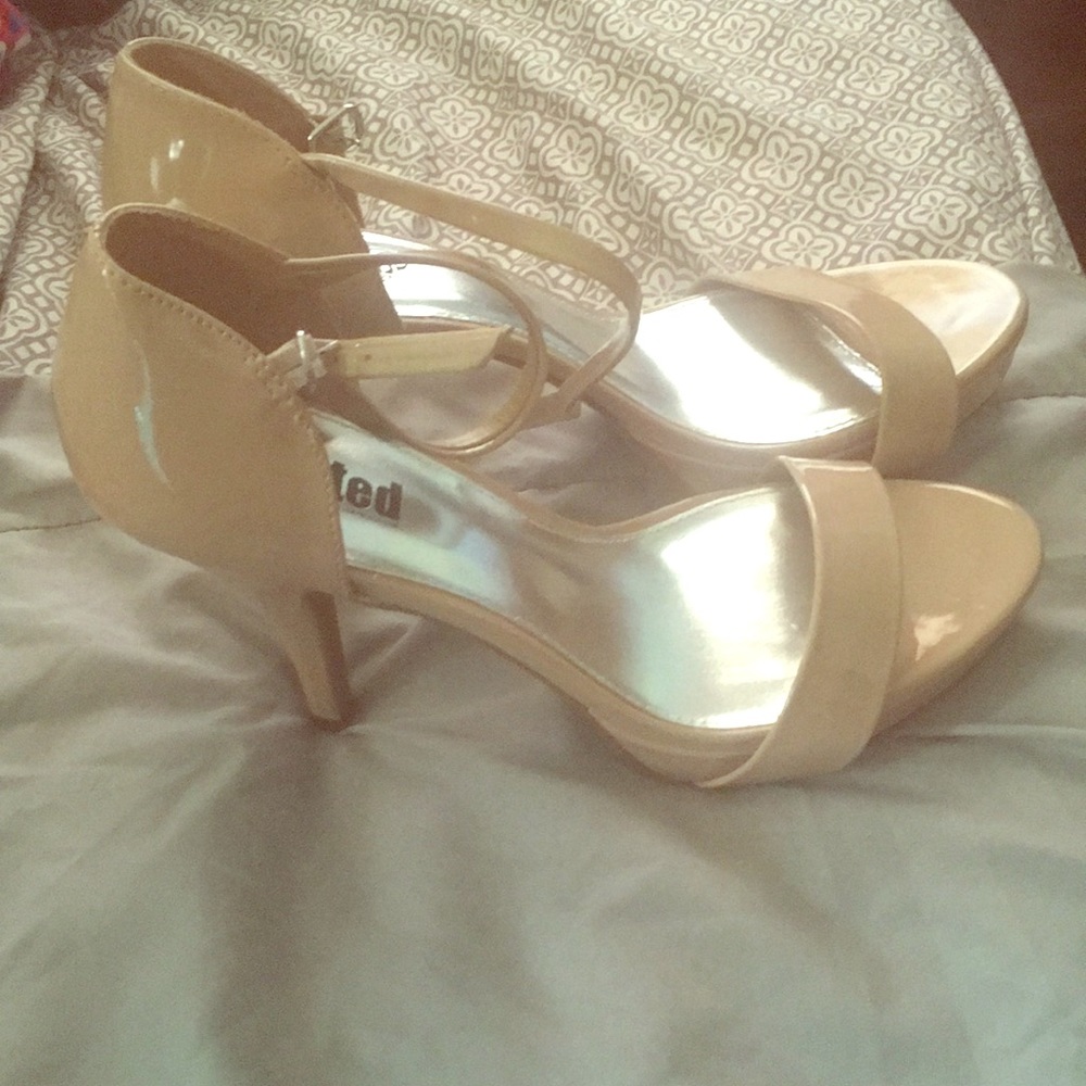 Nude heels by Unlisted a Kenneth Cole Production
